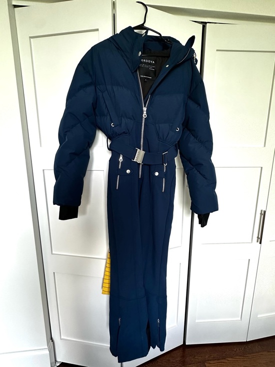 Cordova Ajax Puffer Ski Jumpsuit in Marine size Small - Picture 2 of 7